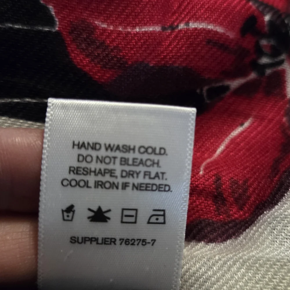 Vintage Liz Claiborne Scarf — Red Floral Moment You Didn’t Know You Needed 80